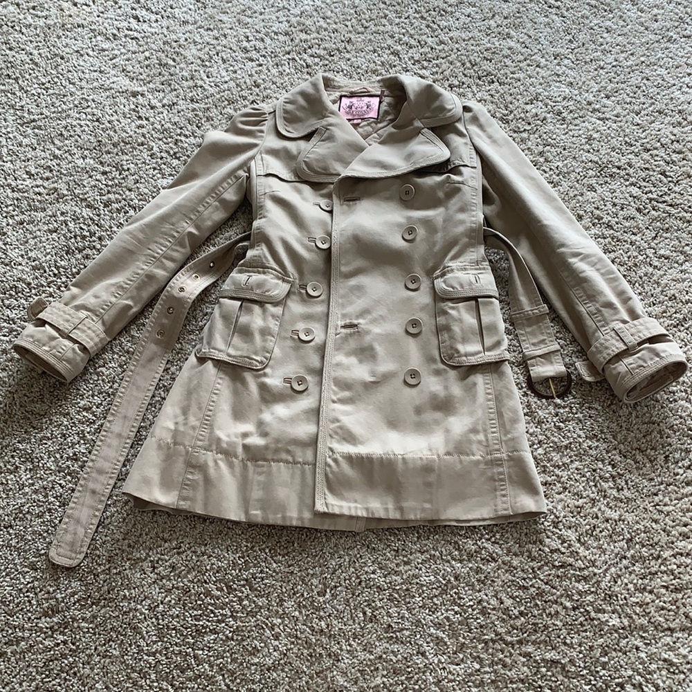Juicy couture trench jacket